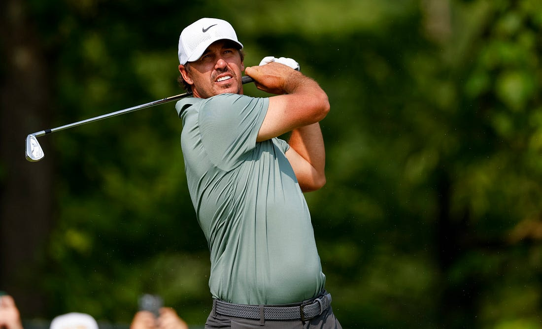 Brooks Koepka on the 13th hole en route to a 68